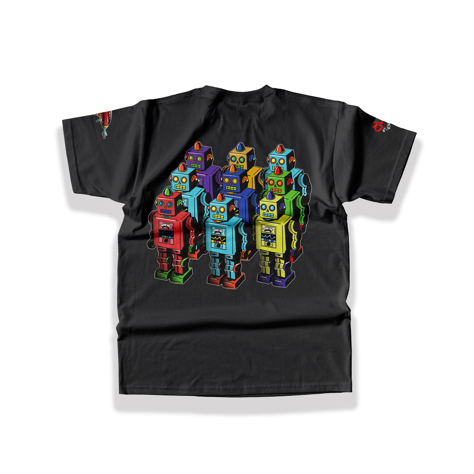 Robot Army Tee from Clothing Dioxide - Back of the t-shirt desigmn