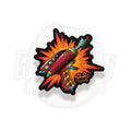Raygun Stickers x2