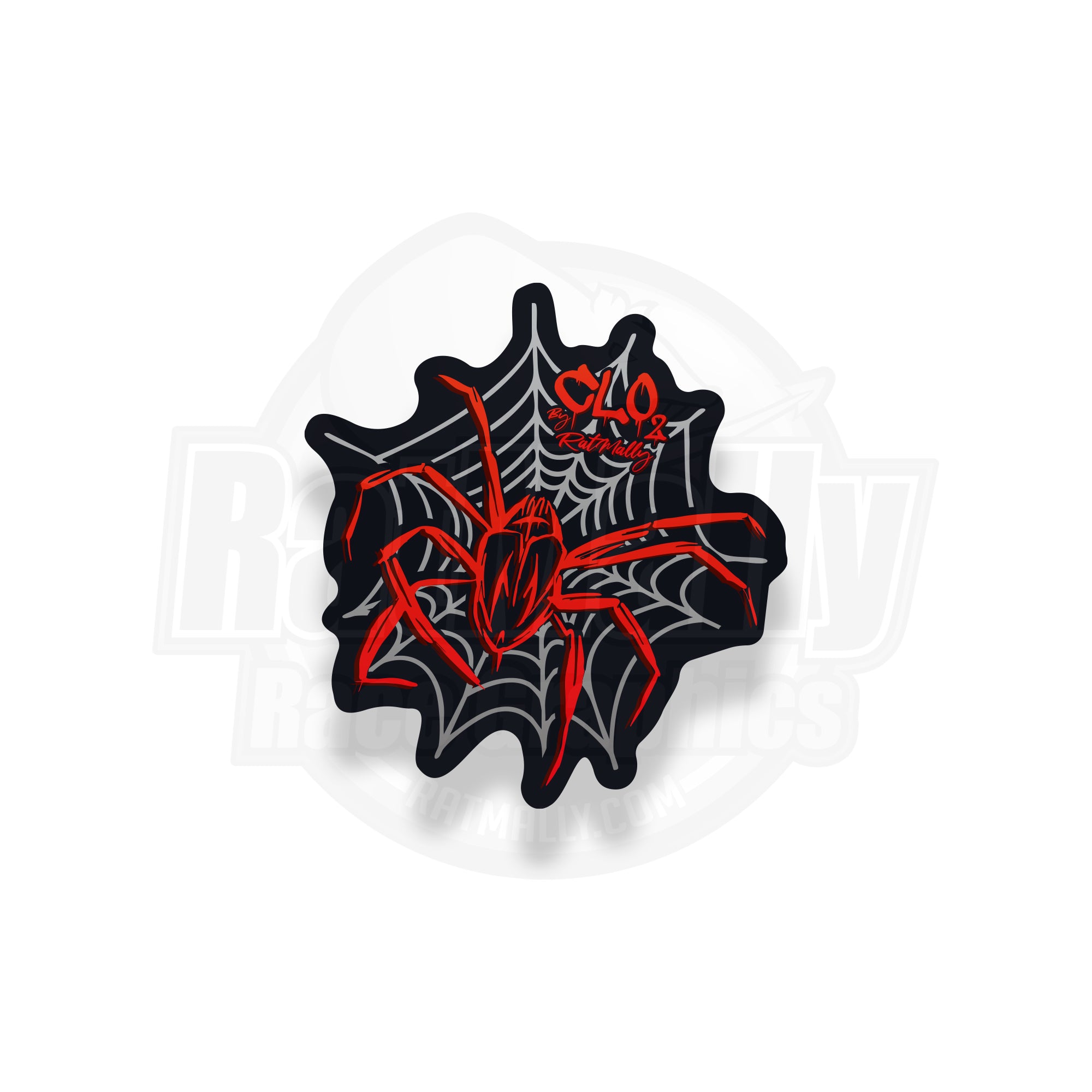 "Harry" Spider Stickers x2