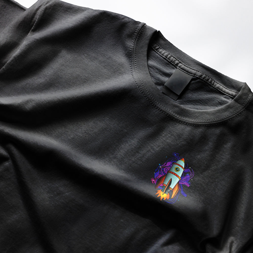 The Spaceman Tee from Clothing Dioxide, Out of this world, unisex graphic t-shirt. UK