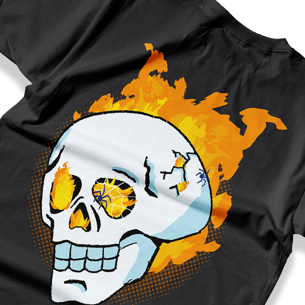 Flaming Skull Tee