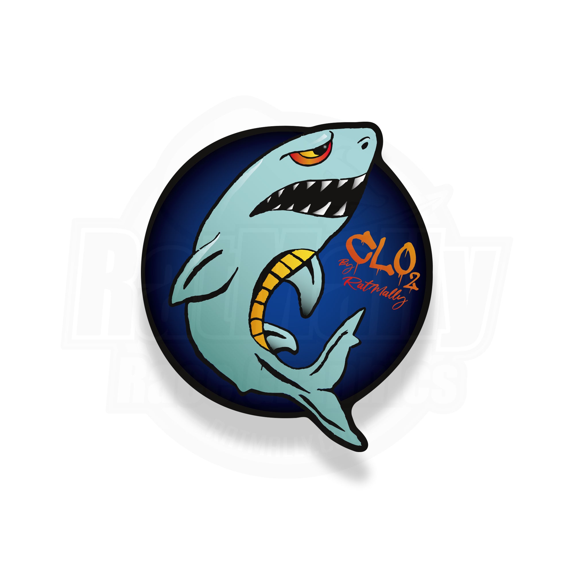 Shark Stckers x from Clothing Dioxide