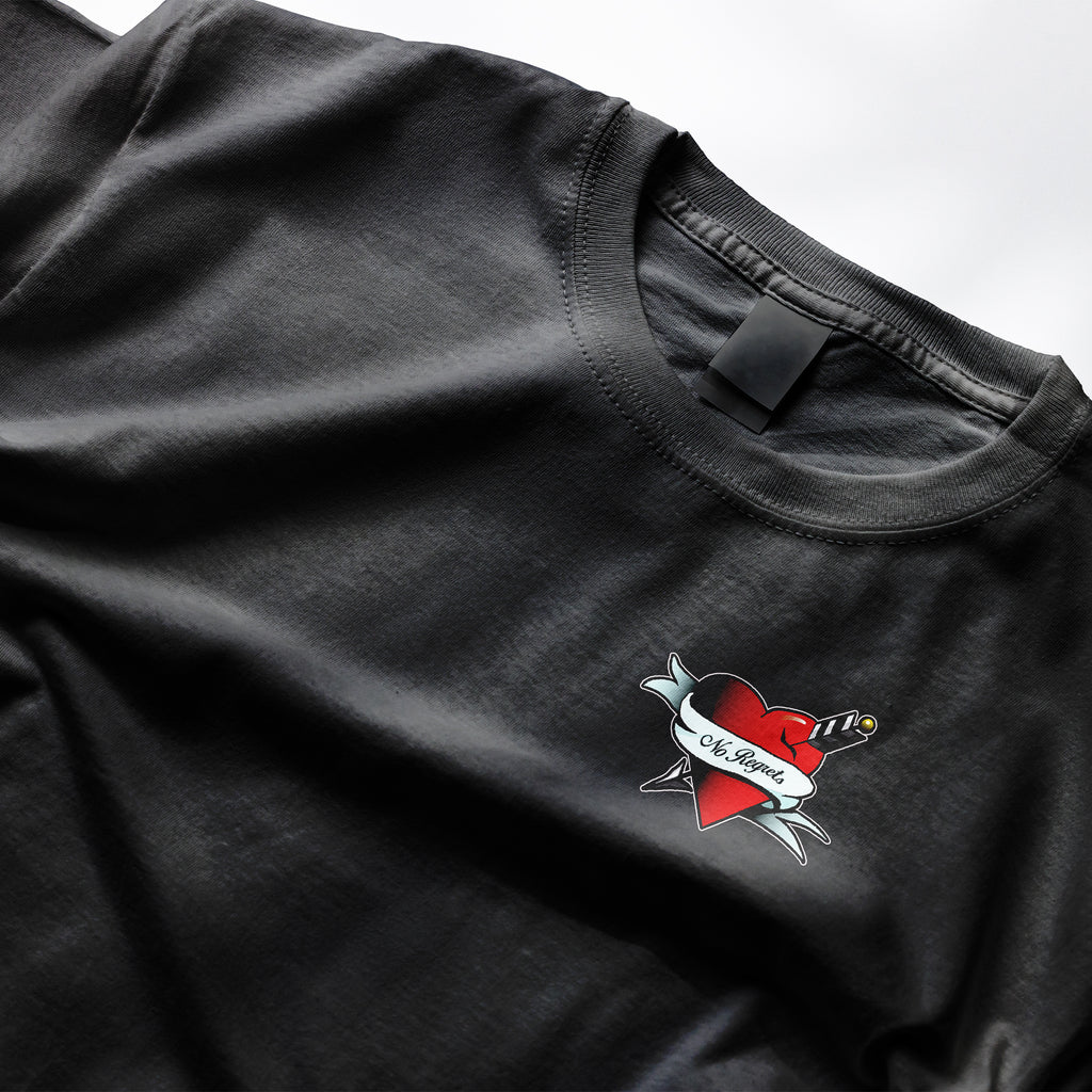 Rose T-Shirt from Clothing Dioxide. Tattoo inspired graphic heavyweight T-shirts. Quality designs