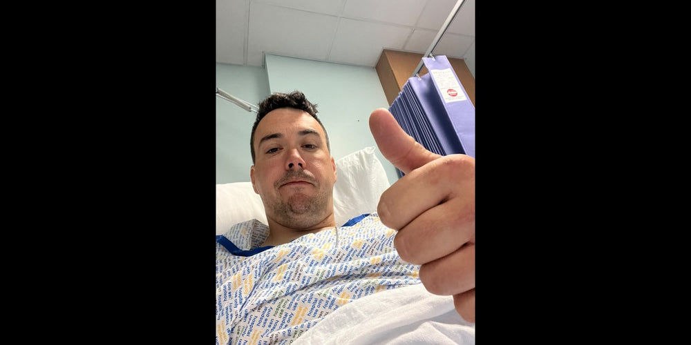 RatMally brand ambassador Nick Round recovering after a heavy highside crash during the No Limits National Endurance championship at Knockhill